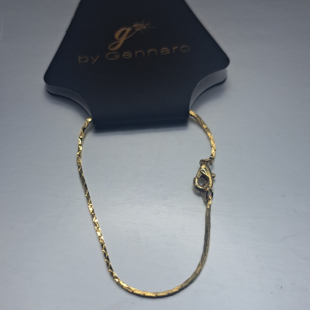 G By Gennaro Dainty Gold Tone Bracelet
